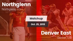 Matchup: Northglenn vs. Denver East  2019