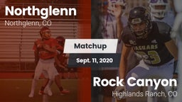 Matchup: Northglenn vs. Rock Canyon  2020