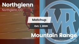 Matchup: Northglenn vs. Mountain Range  2020