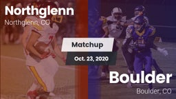 Matchup: Northglenn vs. Boulder  2020