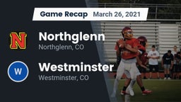 Recap: Northglenn  vs. Westminster  2021