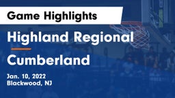 Highland Regional  vs Cumberland  Game Highlights - Jan. 10, 2022
