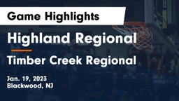 Highland Regional  vs Timber Creek Regional  Game Highlights - Jan. 19, 2023