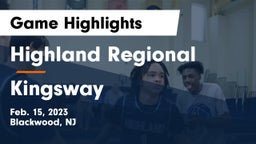 Highland Regional  vs Kingsway  Game Highlights - Feb. 15, 2023