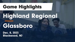 Highland Regional  vs Glassboro  Game Highlights - Dec. 8, 2023