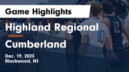 Highland Regional  vs Cumberland  Game Highlights - Dec. 19, 2023