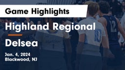 Highland Regional  vs Delsea  Game Highlights - Jan. 4, 2024