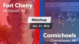 Matchup: Fort Cherry vs. Carmichaels  2016