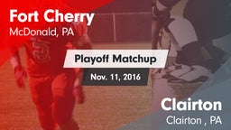 Matchup: Fort Cherry vs. Clairton  2016