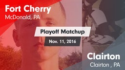 Matchup: Fort Cherry vs. Clairton  2016