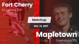 Matchup: Fort Cherry vs. Mapletown  2017