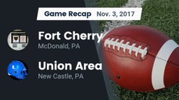Recap: Fort Cherry  vs. Union Area  2017
