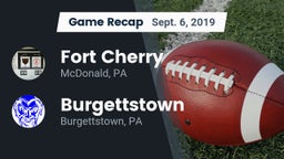 Recap: Fort Cherry  vs. Burgettstown  2019