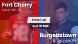 Matchup: Fort Cherry vs. Burgettstown  2020