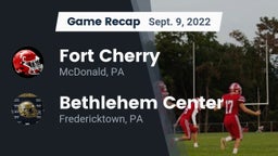 Recap: Fort Cherry  vs. Bethlehem Center  2022