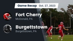 Recap: Fort Cherry  vs. Burgettstown  2023