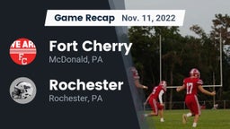 Recap: Fort Cherry  vs. Rochester  2022