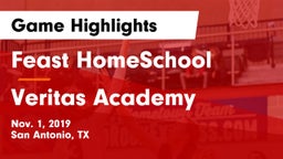 Feast HomeSchool  vs Veritas Academy  Game Highlights - Nov. 1, 2019