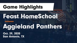 Feast HomeSchool  vs Aggieland Panthers Game Highlights - Oct. 29, 2020