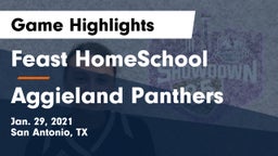Feast HomeSchool  vs Aggieland Panthers Game Highlights - Jan. 29, 2021