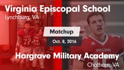 Matchup: Virginia Episcopal vs. Hargrave Military Academy  2016