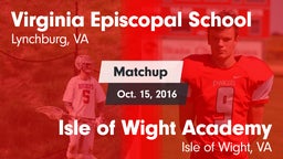 Matchup: Virginia Episcopal vs. Isle of Wight Academy  2016