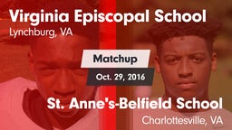 Matchup: Virginia Episcopal vs. St. Anne's-Belfield School 2016