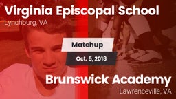 Matchup: Virginia Episcopal vs. Brunswick Academy  2018