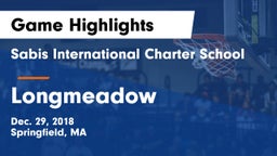 Sabis International Charter School vs Longmeadow  Game Highlights - Dec. 29, 2018