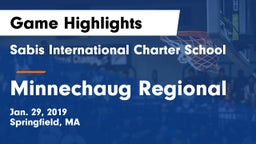 Sabis International Charter School vs Minnechaug Regional  Game Highlights - Jan. 29, 2019