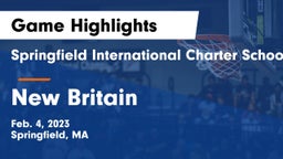 Springfield International Charter School vs New Britain  Game Highlights - Feb. 4, 2023