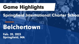 Springfield International Charter School vs Belchertown   Game Highlights - Feb. 20, 2023