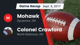 Recap: Mohawk  vs. Colonel Crawford  2017