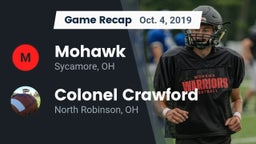 Recap: Mohawk  vs. Colonel Crawford  2019