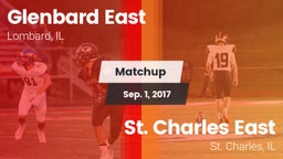 Matchup: Glenbard East High vs. St. Charles East  2017