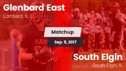 Matchup: Glenbard East High vs. South Elgin  2017