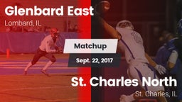Matchup: Glenbard East High vs. St. Charles North  2017
