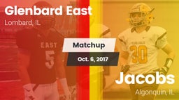 Matchup: Glenbard East High vs. Jacobs  2017