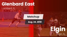 Matchup: Glenbard East High vs. Elgin  2018