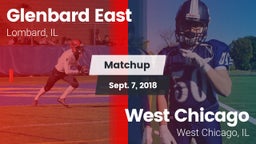Matchup: Glenbard East High vs. West Chicago  2018