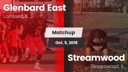 Matchup: Glenbard East High vs. Streamwood  2018