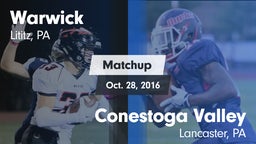 Matchup: Warwick vs. Conestoga Valley  2016