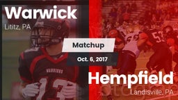 Matchup: Warwick vs. Hempfield  2017