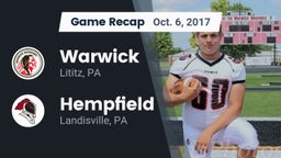 Recap: Warwick  vs. Hempfield  2017