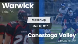 Matchup: Warwick vs. Conestoga Valley  2017