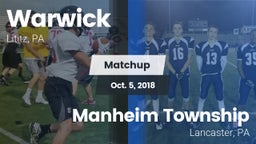 Matchup: Warwick vs. Manheim Township  2018