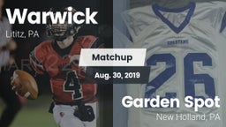 Matchup: Warwick vs. Garden Spot  2019