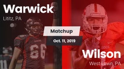 Matchup: Warwick vs. Wilson  2019