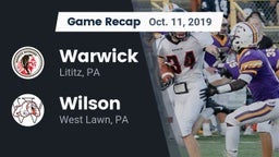 Recap: Warwick  vs. Wilson  2019
