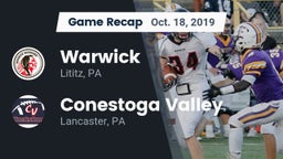 Recap: Warwick  vs. Conestoga Valley  2019
